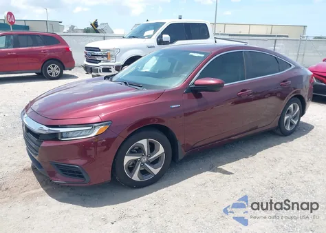 2020 Honda Insight Ex from USA, damaged, VIN 19XZE4F53LE005742